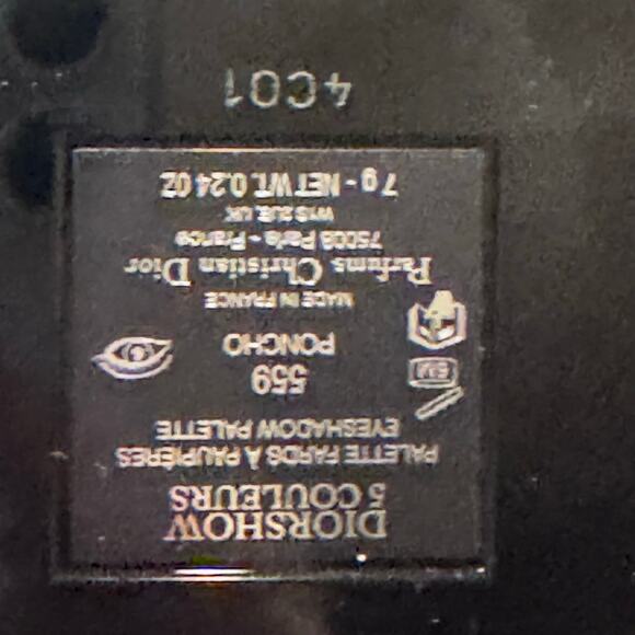 DIORSHOW 5 Couleurs Eye Palette - 5 Eyeshadows - High Color And Long Wear NWT - Picture 6 of 10